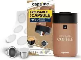 Caps Me CAPSME Minimalist Pack daugkartinio naudojimo kapsulės (be kavos), Nespresso