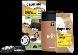 Caps Me CAPSME Minimalist Pack daugkartinio naudojimo kapsulės (be kavos), Senseo