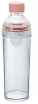 Hario - 400 ml plastikinis matcha buteliukas - šviesiai rožinis