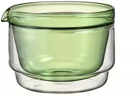 Hario – dvisienė matcha kavos dubenėlė, 300 ml – žalia