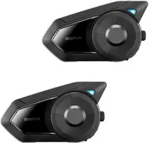 SENA 30K motociklo „Bluetooth“ laisvų rankų įranga, tinklelio domofonas, HD garsiakalbiai, Dviguba pakuotė