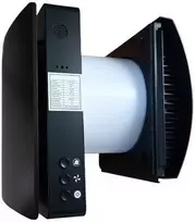 Hismart Rekuperatorius 46m2 patalpai, Wi-Fi, Tuya, su drėgmės jutikliu, juodas