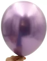 Violetiniai perlamutriniai balionai, 50 vnt.