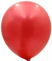 Raudoni perlamutriniai balionai, 100 vnt.