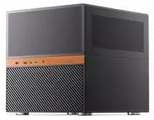 Jonsbo N6 NAS korpusas, kubinis korpusas, mATX, plienas/tinklelis – juodas