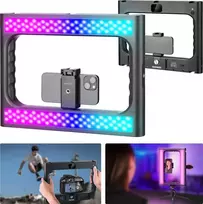 Neewer Naujesnis LED lempa 20W RGB GRIP Cage Laikiklis Telefonas ISO 1/4 Bluetooth Control / A111