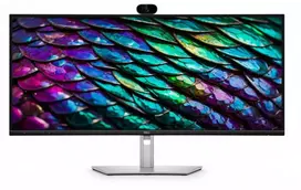 Dell Monitorius p3426web 34 cale ips zakrzywiony wqhd (3440x1440)/21:9/hdmi/dp/4xusb/2xusb-c/rj45/kamera/głośniki/3y