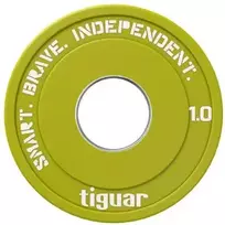 Olimpiniai svarmenys Tiguar Rubber Fractional Plates 0,5–2,5kg (Svoris: 1kg)
