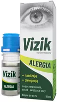 Tzmo Vizik Alergia krople na zaczerwienione suche i swędzące oczy 10ml