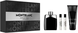 Versace Mont Blanc Legend komplektas tualetinio vandens purškiklis 100 ml + tualetinis vandens purškiklis 2x7,5 ml + dušo želė 100 ml