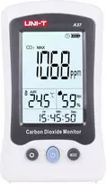 Uni-t CO2 meritajs oglekla dioksids; temperatura; relativais mitrums; A37 ()