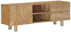 Televizoriaus spintelė su stalčių su lentyna 110 x 30 x 40 cm