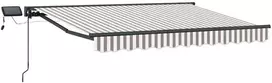 Rankinis markizės rėmas su LED 4,5 × 3,5 m