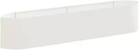 Pakelta sodo lova Balta 220 x 40 x 40 cm Plienas