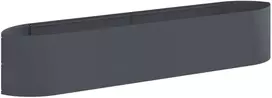 Pakelta sodo lova Antracito 220 x 40 x 40 cm Plienas