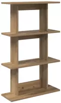Sieninė lentyna Sieninis Ruda 56 x 20 x 90 cm Apdirbta mediena
