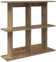 Sieninė lentyna Sieninis Ruda 80 x 20 x 75 cm Apdirbta mediena