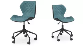MATRIX sukama biuro kėdė, juoda / turkio