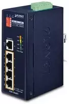 Šakotuvas PLANET ISW-504PT łącza jungiama į tinklą Nie zarządzany L2 Fast Ethernet (10/100) Obsługa PoE Juodas
