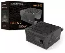 Montech BETA 2 80 PLUS Bronze Power Supply, ATX 3.1 – 550 Watts, juodas