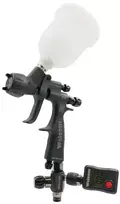 Mini dažymo pistoletas HTE 1.2 mm su manometru WALCOM GENESI CARBONIO