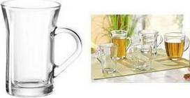 Esmeyer Montana Teeglas CYLON, mit Henkel, 200 ml spülmaschinengeeignet, Höhe: 115 mm - 6 Stück (410-828)