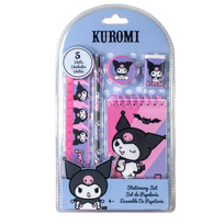 HELLO KITTY KUROMI Kanceliarinių priemonių rinkinys, 5 vnt.
