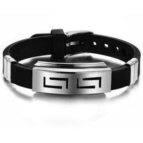 Unique Three Row Cuspidal Spikes Rivet Stud Wide Cuff Leather Punk Gothic Rock Unisex Bangle Bracelet Men Jewelry
