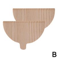 Wooden Pizza Board aking Tray Pizza Stone Cutting Board Cake Bakeware Kitchen Tools Pizza Platt W7N2 Wood color-2pcs