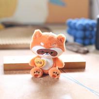 Mielas Mielas Mažas Meškėnas Pakabukas Pliušinis Žaislas Lėlė Mažoji Panda Krepšio Pakabukas Raktų Pakabukas Lėlė Lėlė 12 cm.