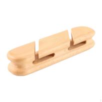 Cable Management Holder Clips Wooden Multipurpose Cord Holders Organizer for USB Charging Small_Wood