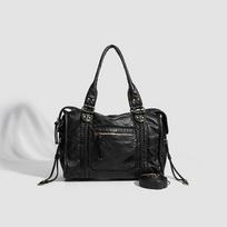 Retro Spice Girl Locomotive Bag Fashion Tote Bag Women's Cool Bag Portable Shoulder Crossbody Bag Large Capacity Large Bag juoda