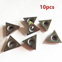 10Pcs CB90488 Positive Rake Carbide Brake Lathe Bit Replacement