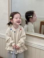 Girls' Stylish Three-Piece Outfit: Yellow Jacket, Lace Sweatshirt & Bloomers – Comfortable Kindergarten Set 110 cm