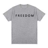 Freedom Charlie Kirk T-shirt High Quality  Loose Female/Male Tshirts Streetwear America American Fashion T Shirts S