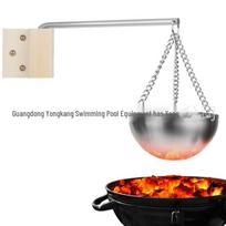 12cm Wall-Mounted Stainless Steel Aromatherapy Bowl for Sauna