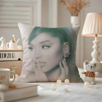 A-A-Ariana Grande Album Cushion Cover Pattern Printed Pillowcase For Living Room Sofa Cushion Cover & Bedroom Decor 30cmx30cm