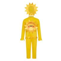 Vaikų saulėgrąžų ir rožių kostiumas scenos pasirodymui Sunflower + Hood