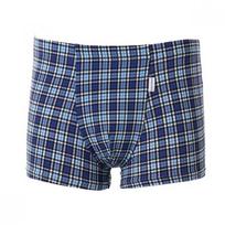 Venus Nylon Spandex Check Print Drawers 2pcs  Vmpq718tset blue (BU)/95