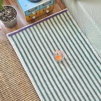Bedroom Bedside Long Strip Carpet Japanese Korean Simple Style Striped Floor Mat Balcony Window Soft Plush Home Decoration Rugs 40x120cm