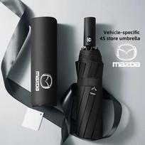 2025 Karštas Automobilio Logotipo Skėtis Automatinis Atsparus Lietui Vėjui Skėtis Nuo Saulės Dėl Mazda CX30 BM CX3 CX9 MX5 GL 5 RX8 CX7 MX3 Demio 3 6 CX5 2 Atenz juoda