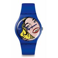 Swatch Girl by Roy The Watch New Gent SUOZ352 Lichtenšteinas, mėlyna