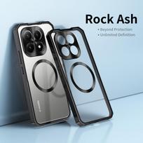 Stumiamas Traukiamas Metalinis Aliuminio Lydinio Buferio Dėklas Skirtas Xiaomi POCO F8 Pro F8Ultra 15T Pro 15 17 Ultra Magnetinis Įkroviklis Anti-Drop Dangtelis xiaomi 15t juoda
