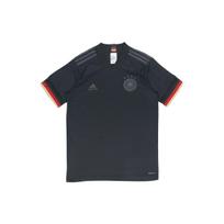 Adidas Vokietija išvykos sirgalių versija Laisvalaikio sporto treniruočių futbolo marškinėliai Vyriški viršutiniai drabužiai Juodi EH6117 S