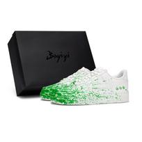Nike Air Force 1 Slip Resistant Low top Skateboard Shoes Unisex White Green CW2288-111(Team80-S-BOX) 36.5