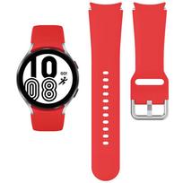 official silicone For Samsung Galaxy Watch 7 6 strap 44mm 40mm 20mm Bracelet Galaxy Watch 4 6 classic 5 pro 47mm 43mm 42mm 46mm watch 6 classic 43mm raudona