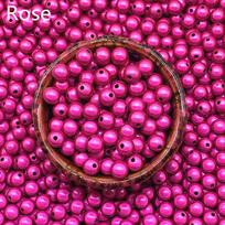 6-8mm 3d Miracle Shining Dream Acrylic Round Spacer Beads for Jewelry Making DIY Accessories 8mm(50pcs)