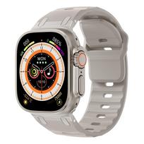 Strap for Apple watch ultra 2 band 49mm 45mm 44mm Stainless Steel correas Sport Silicone bracelet iwatch Series 9 8 7 SE 10 46mm 42 44 45 49 S10-46mm žvaigždė