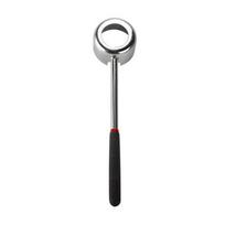 Stainless Steel Coconut Opener Tools Wooden Handle Multi-functional Coconut Breaker Kit Heavy Duty Rubber Hammer