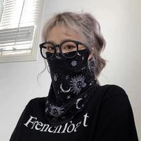 Madinga punk apsaugos nuo saulės kaukė vyrams, moterims, vasarai, veidui, kaklui, apsaugai nuo UV spindulių, ausų šalikas Hip Hop lauko sportui dviračių šalikai.